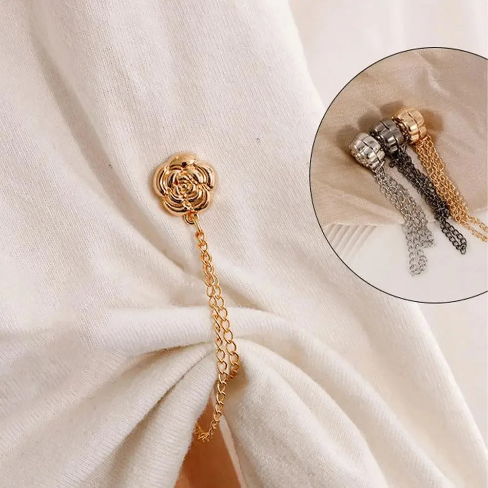 Magnetic Clothing Clip – Pinless Brooch for Hijab & Shawl