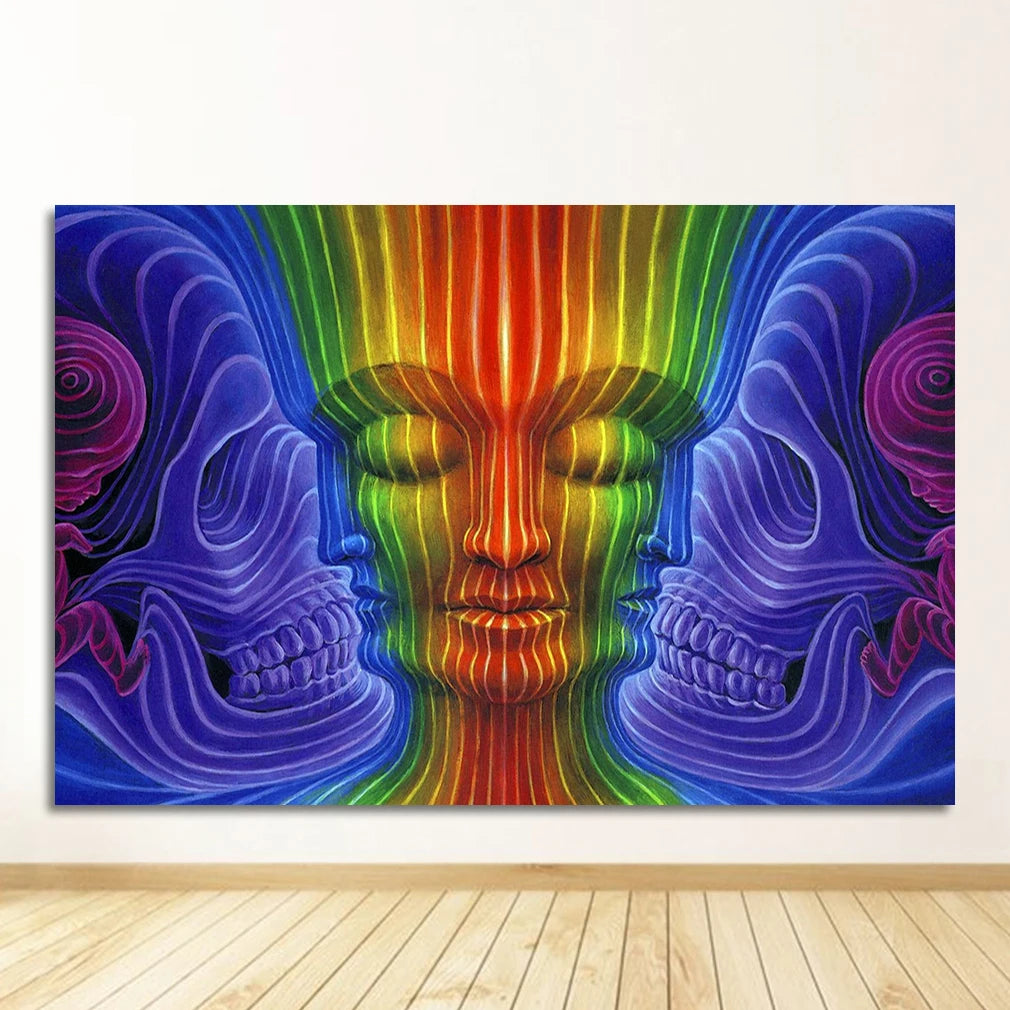 Life Modular Pictures Modern Home Decoration Wall Art Canvas Prints Painting Bedroom Poster Alex Grey Psychedelic Trippy Tree Peaceful Pleasures Health and Wellness 2011-01 20x30cm Unframed