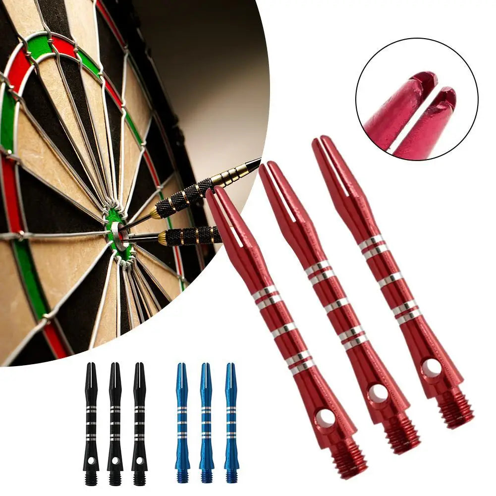 3 Pcs Aluminum Alloy Darts Rods for Precise Performance Peaceful Pleasures Health and Wellness