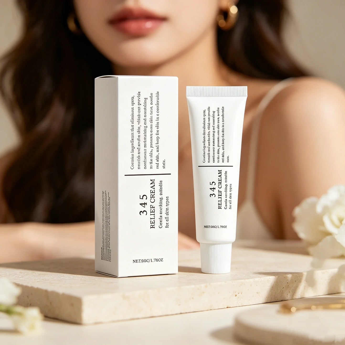 Hyaluronic Acid Face Cream with Aloe – Brightening Moisturizer