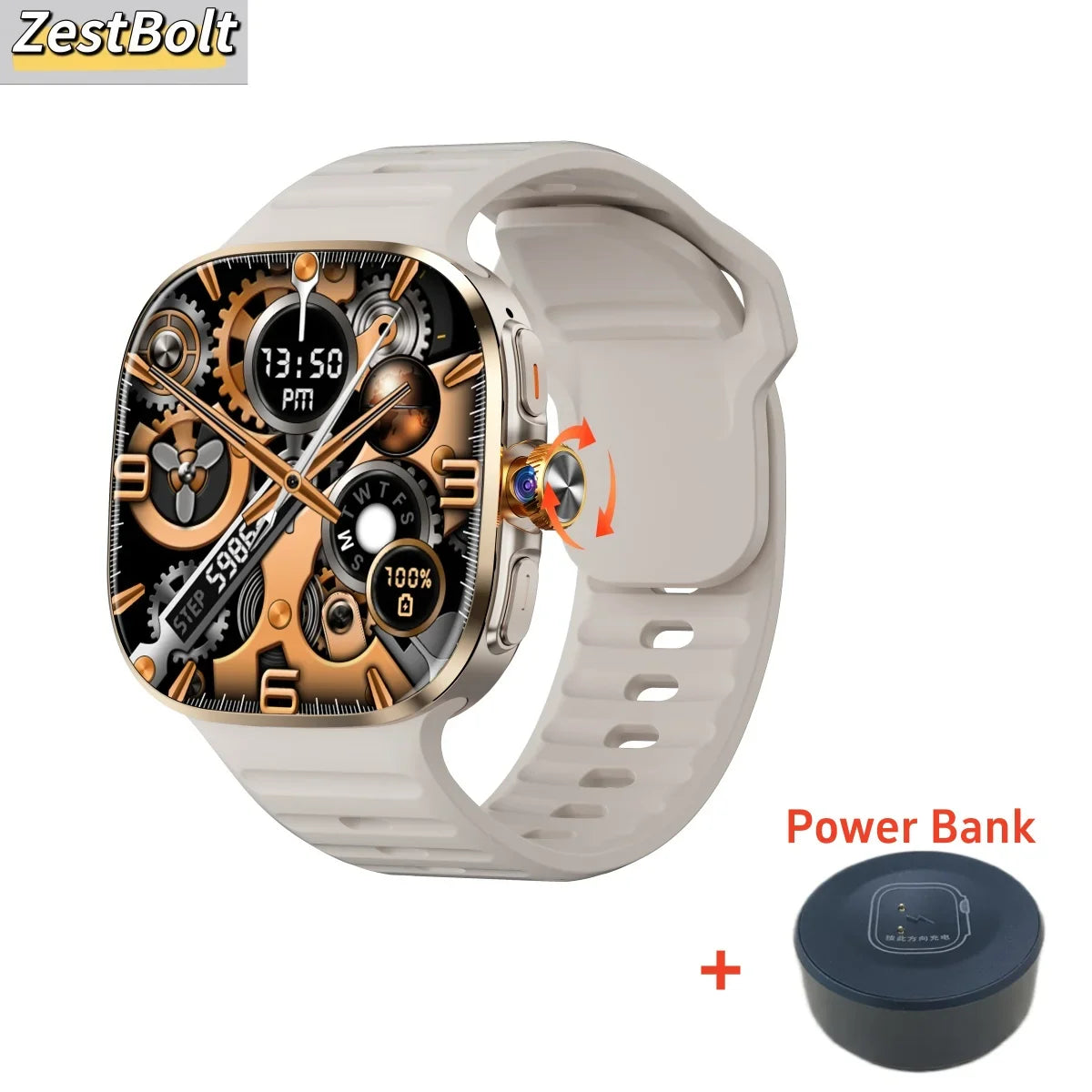 Zestbolt M99 4G Android Smartwatch – SIM, GPS, AMOLED, 8MP Camera