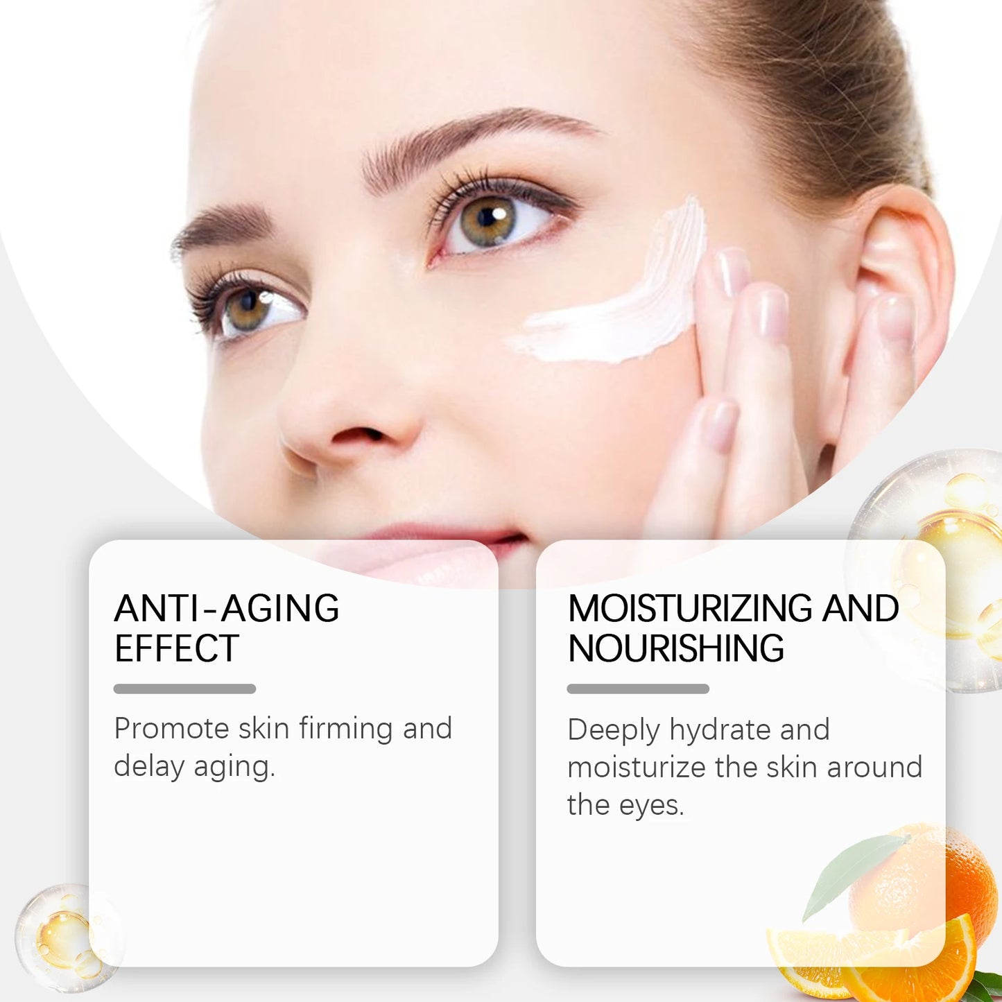 Retinol Firming Eye Cream Promote Skin Microcirculation Improve Drying Relieve Eye Bags Inhibit Melanin Moisturizing Eye Cream Peaceful Pleasures Health and Wellness