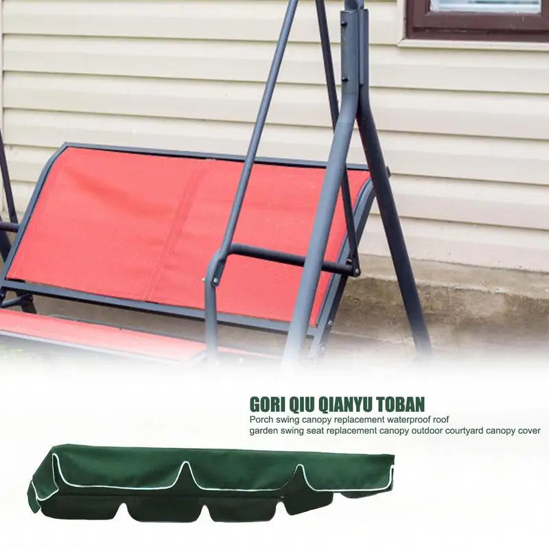 Swing Canopy Replacement Top Waterproof Canopy Swings Top Rain Cover Yard Sunshade Cloth Waterproof Canopy Swings Top Rain Cover Peaceful Pleasures Health and Wellness