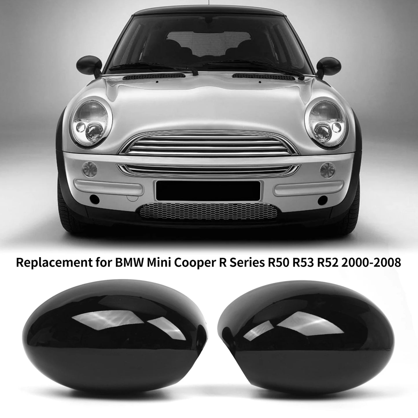 BMW Mini Cooper R50 R52 R53 Mirror Cover Caps 2000–2008
