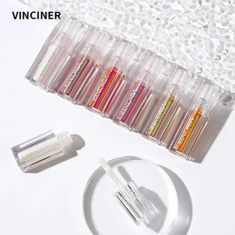 7 magical lip glosses, plump moisturizing and color-changing lip gloss, non-distorted aurora colorful lip gloss Peaceful Pleasures Health and Wellness