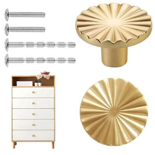 Retro Cabinet Door Handles Zinc Alloy Drawer Knobs Screws Window Peaceful Pleasures Health and Wellness