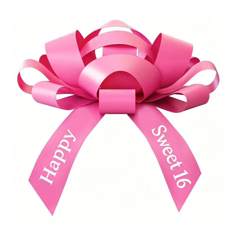 30 Inch Large Pink Car Bow – Sweet 16 Birthday Decoration Party Decoration Bow Peaceful Pleasures Health and Wellness bow 30inch