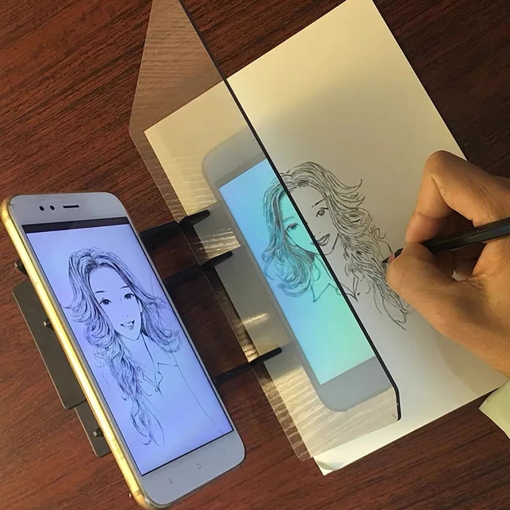 Projection Copying Board Drawing Artifact Translucent Mobile Phone