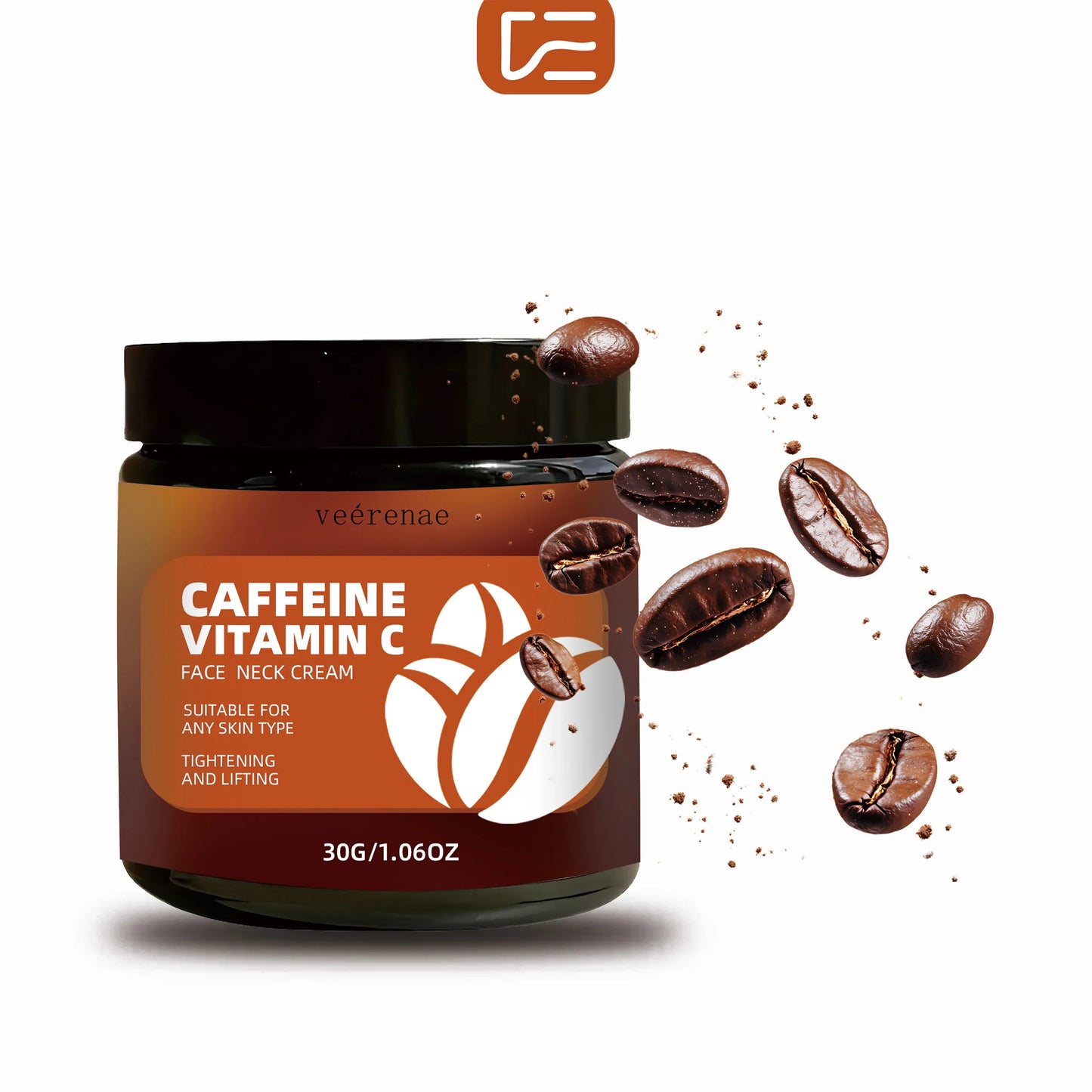 Caffeine Vitamin C Face & Neck Cream – Lifting & Firming