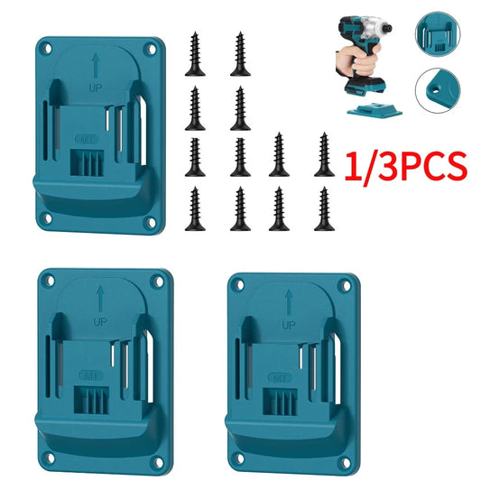 1/3 PCS Electric Tool Holder Dock Mount Storage Rack For Makita 18V Tool Holder Drill Holder Slots Stand Peaceful Pleasures Health and Wellness
