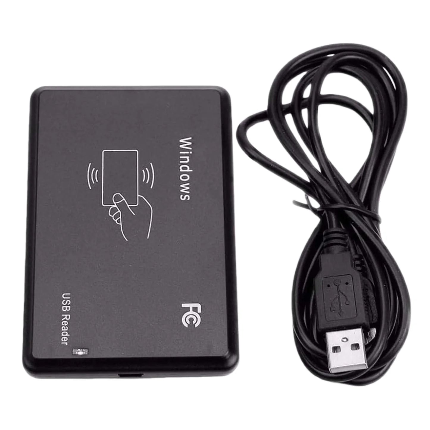 1/2/3Pcs NFC Reader 13.56MHz Access Control Encrypted Programmer with LED Indicator/Buzzer Compatible for Windows Linux MacOS Peaceful Pleasures Health and Wellness Black