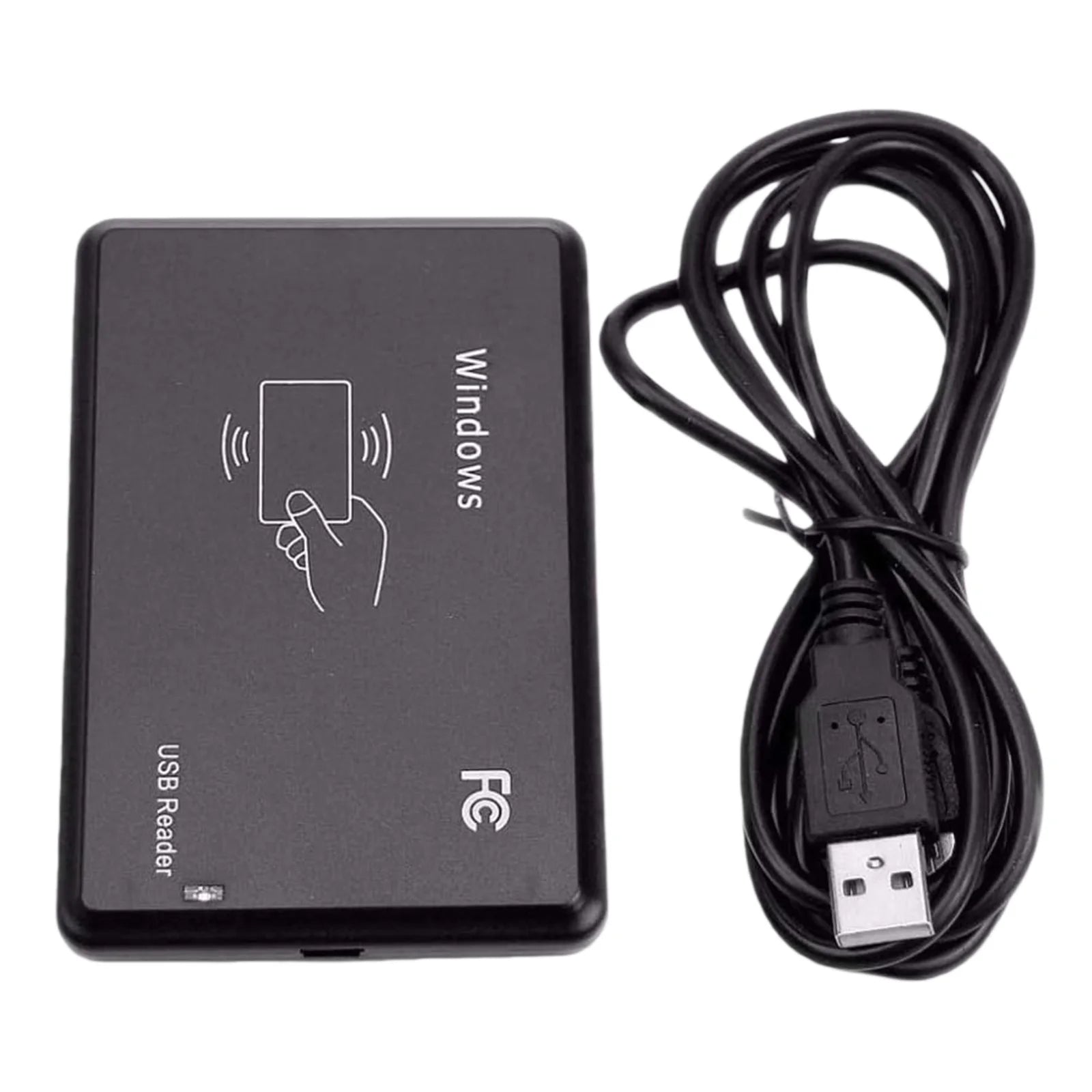 1/2/3Pcs NFC Reader 13.56MHz Access Control Encrypted Programmer with LED Indicator/Buzzer Compatible for Windows Linux MacOS Peaceful Pleasures Health and Wellness Black