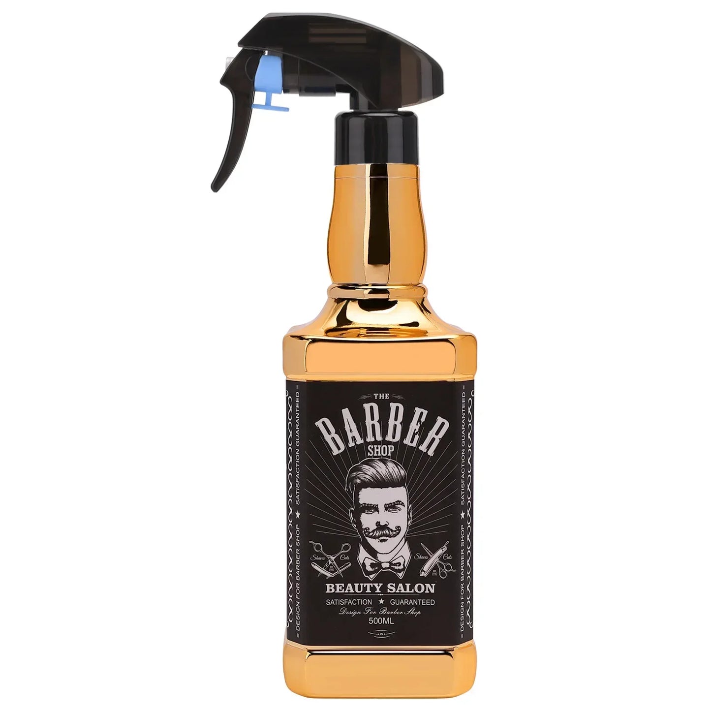 500ML Plating Barber Haircut Spray Bottle Empty Continuous Atomizer Water Sprayer For Salon Hairdresser Accessories Barber Tools Peaceful Pleasures Health and Wellness Gold