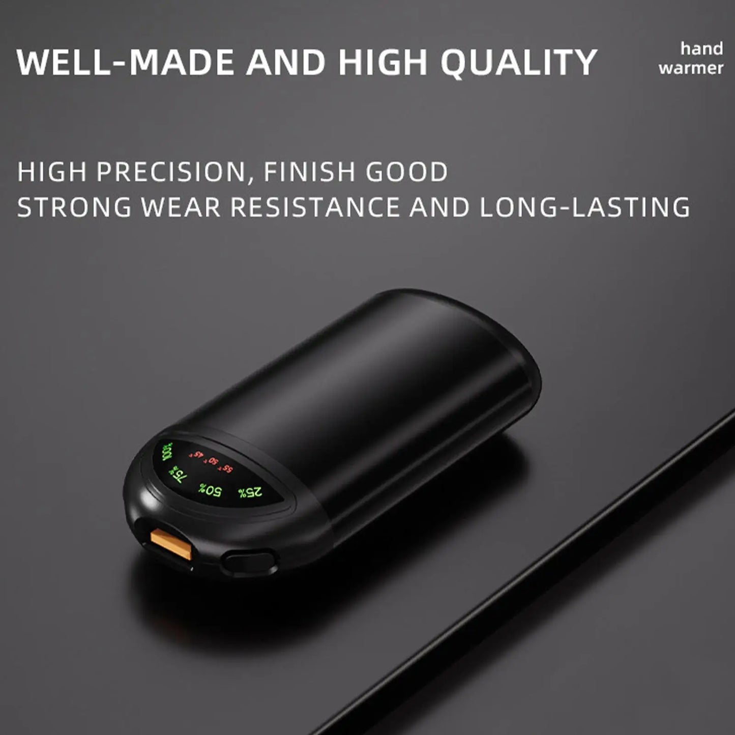 Rechargeable Hand Warmer 5000mAh Power Bank & LED Light