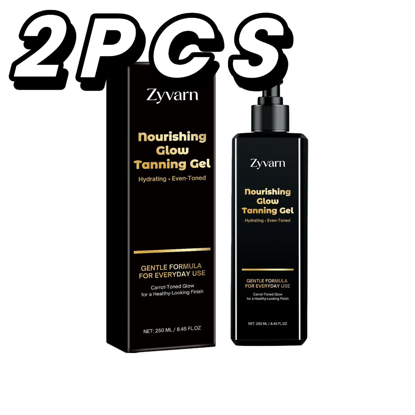 Hoygi Self Tanning Gel – Sunless Bronzer with Carrot Extract