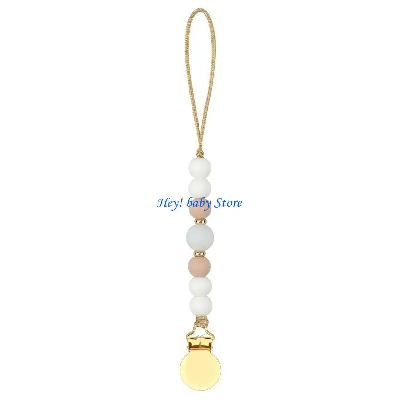 Baby Pacifier Clip Chain | Silicone Dummy Holder & Soother Strap