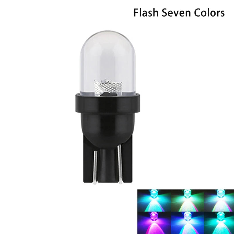 T10 W5W LED Bulbs 12V 10-Pack – Dashboard, Dome & Pinball