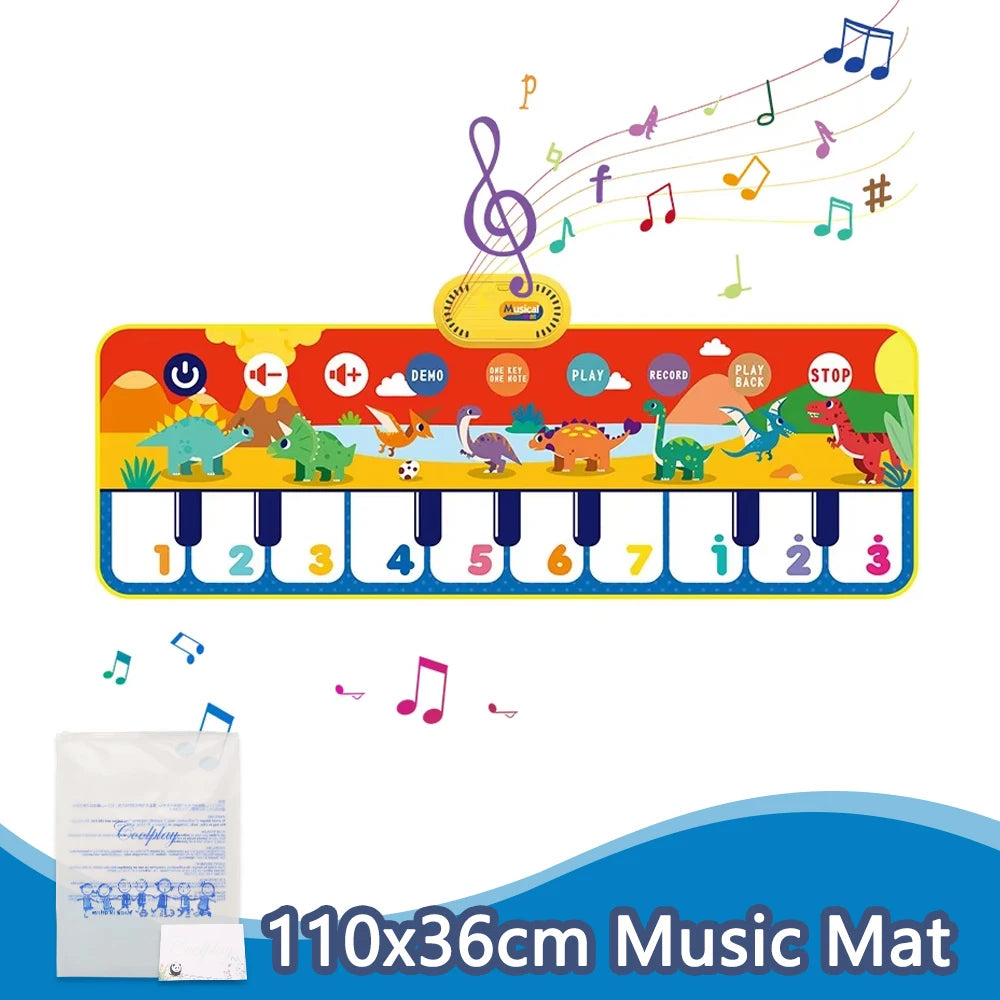 80 Kid Music Piano Mat Toddler Floor Baby Keyboard Dance 8 Animal