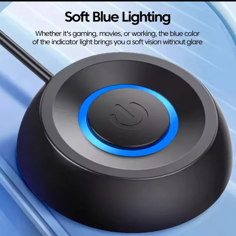 New External Desktop Switch LED Lights PC Motherboard Computer Startup Extension Cable Power On/Off Button For Desktop computer Peaceful Pleasures Health and Wellness