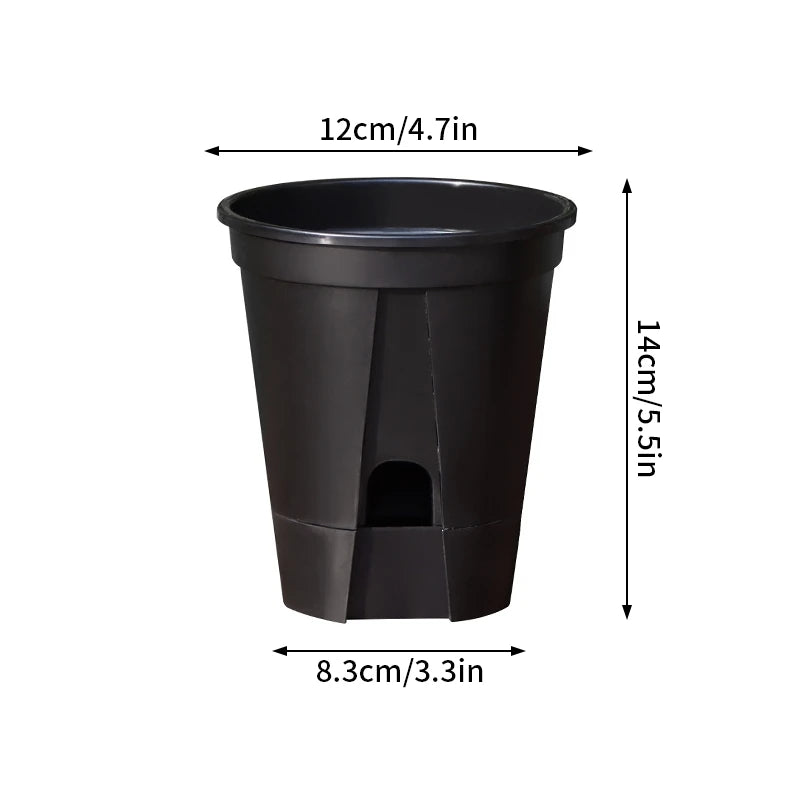 Self-Watering Transparent Orchid Pot | Double Layer Hydroponic