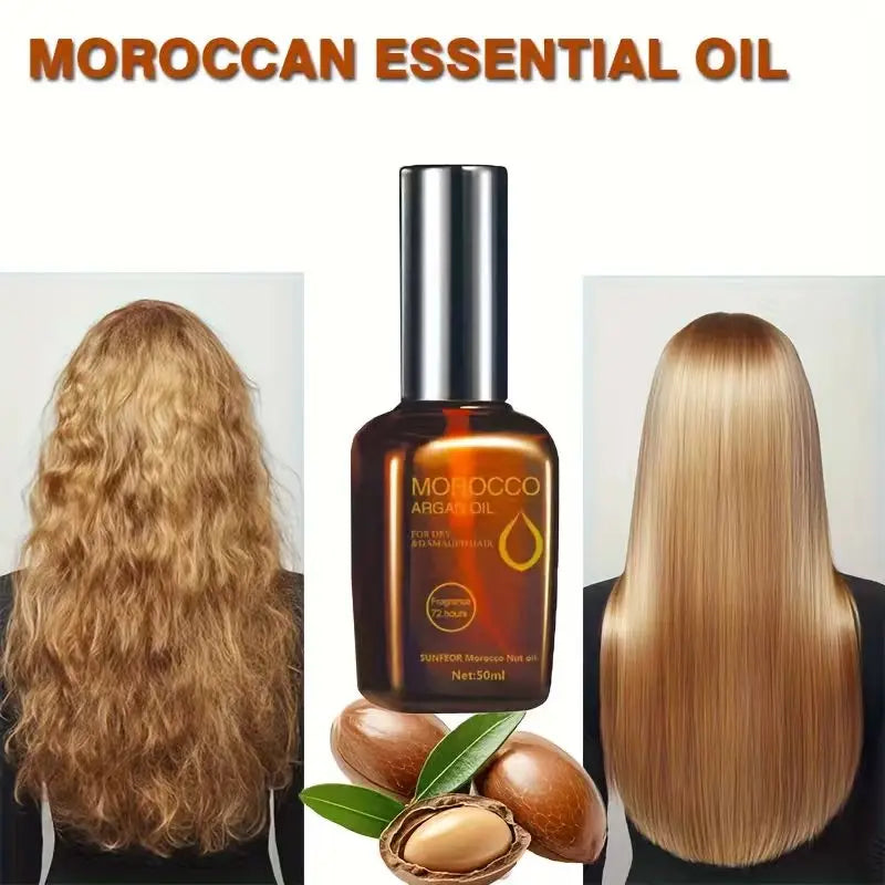 Moroccan Argan Hair Oil – Smooth, Moisturize & Shine All Types