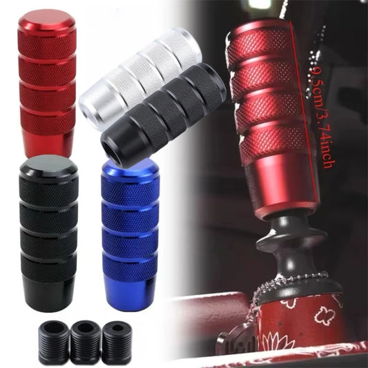 Aluminum Alloy Transmission Lever Protective Cover Car Gear Shift Knob Automatic Anti-skid Frosted Car Modification Gear Head Peaceful Pleasures Health and Wellness