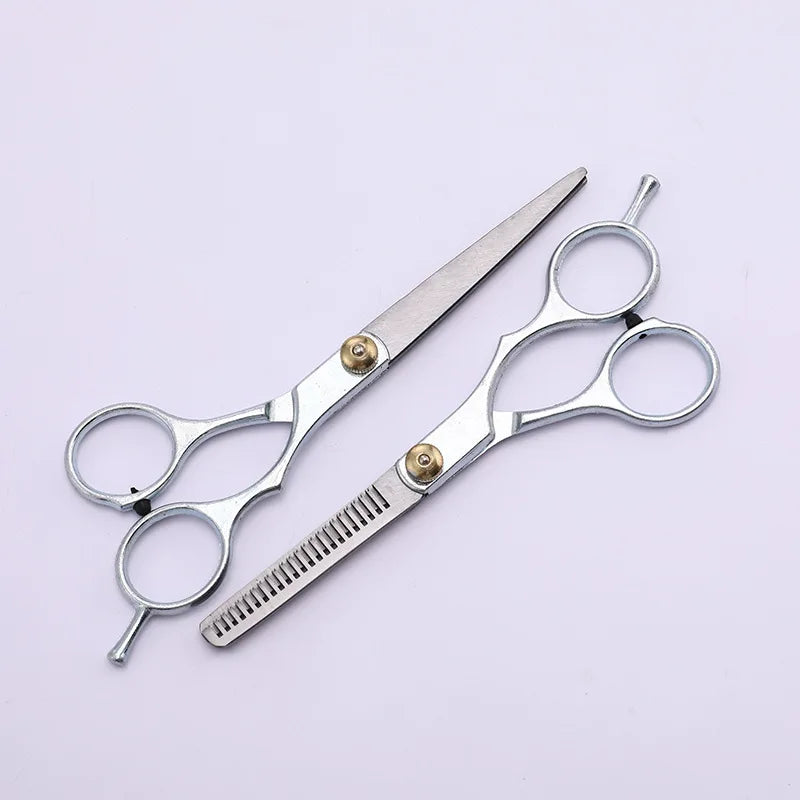 Stainless Steel Scissors for Hair Thinning and Cutting Clipper 6 inches Hairdressing Products Haircut Trim Hairs Cutting Barber Peaceful Pleasures Health and Wellness