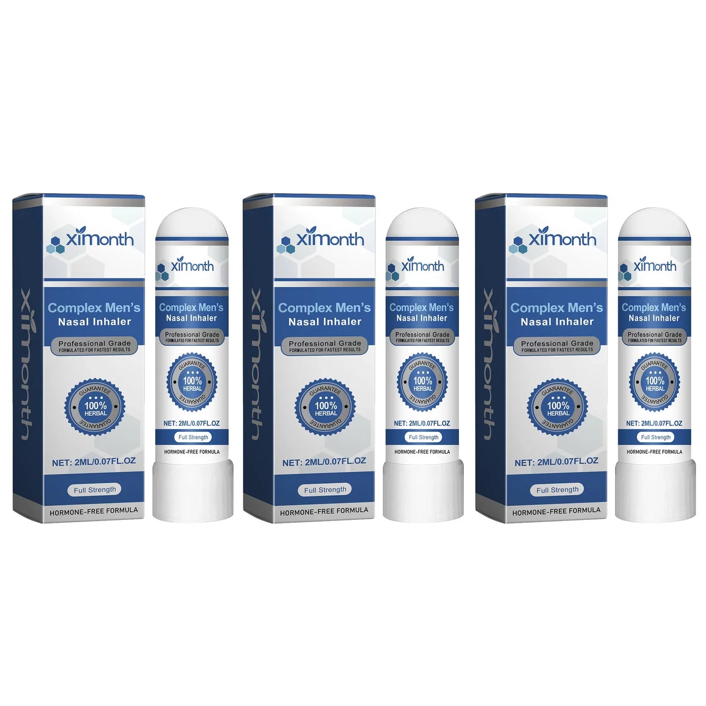 FEIMUKO Men's Herbal Nasal Inhaler Stick – Hormone-Free Daily