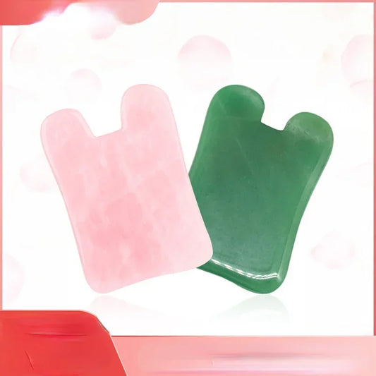 Natural Stone Gua Sha Facial Massage Tool | Crystal Gift Box Set Gua Sha Massage Tool Peaceful Pleasures Health and Wellness