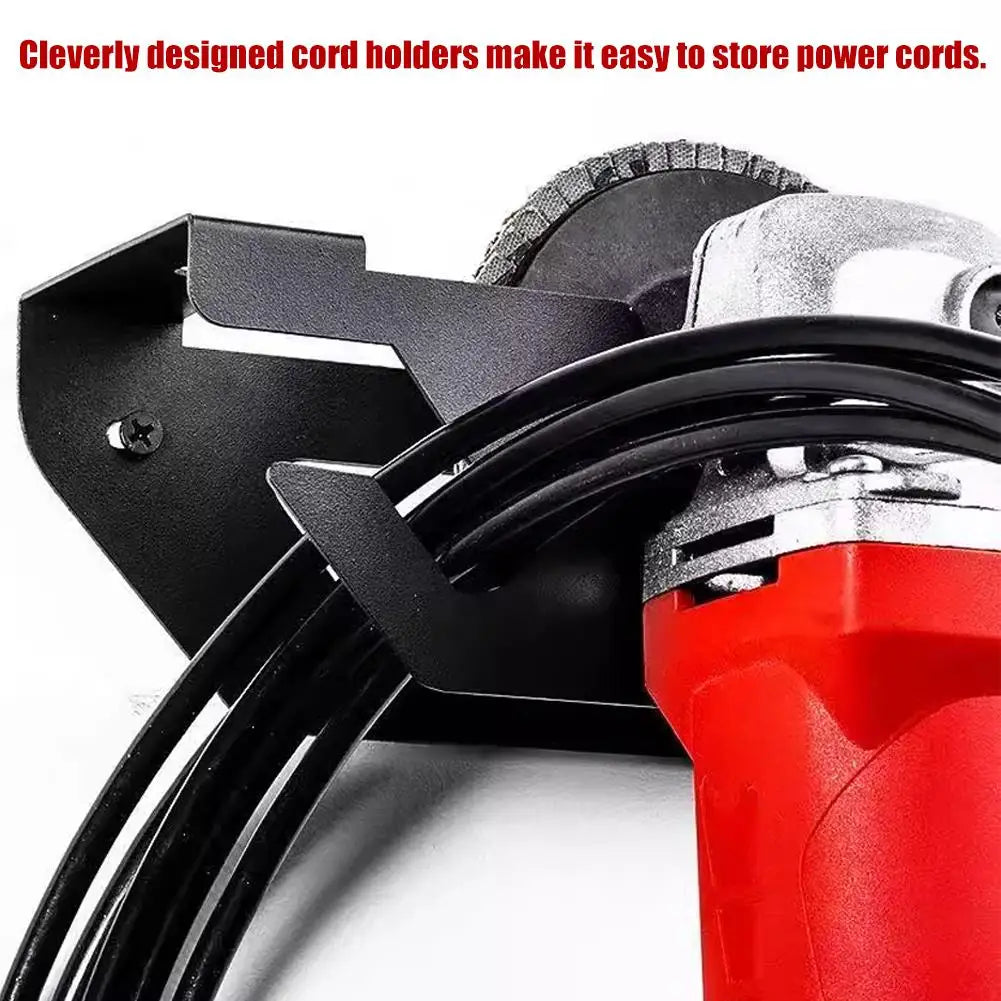 1/2Pcs Angle Grinder Holder 2 Pack Wall Mount Cutters Holder Storage Rack Heavy Duty Steel Tool Organizer for Grinders & Polishe Peaceful Pleasures Health and Wellness