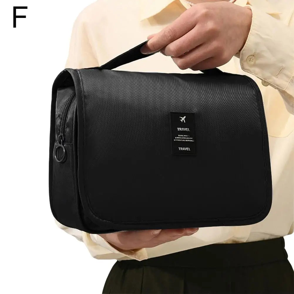 Waterproof Hanging Travel Makeup Bag & Toiletry Organizer