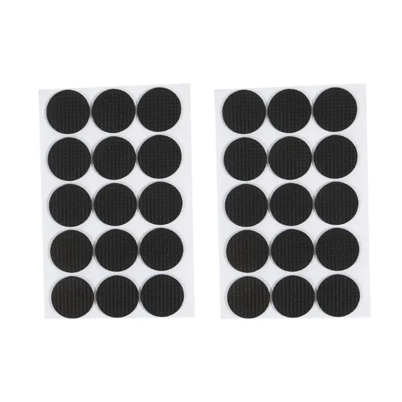 Self Adhesive Floor Protector Pads Chair Leg Table Feet Furniture Anti Slip Bumper Noise Reduction Mat Wear Resistant Felt Pads Peaceful Pleasures Health and Wellness Circular 2.7cm