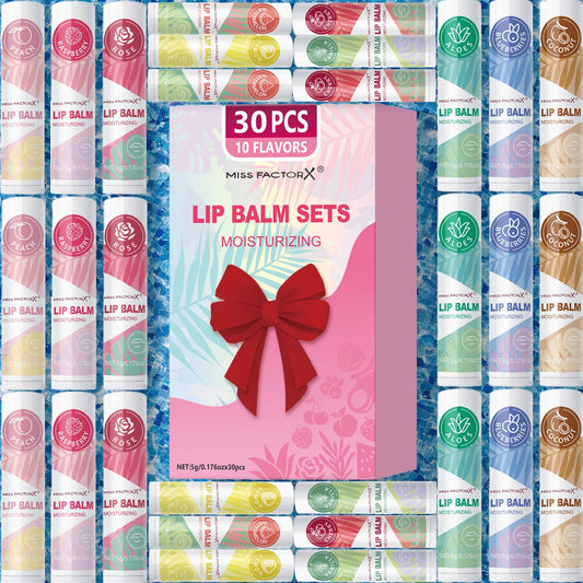 30pcs/box lipstick set, lip moisturizing, moisturizing, smooth, delicate, soft, shiny lips exclusive for women, the best choice Peaceful Pleasures Health and Wellness