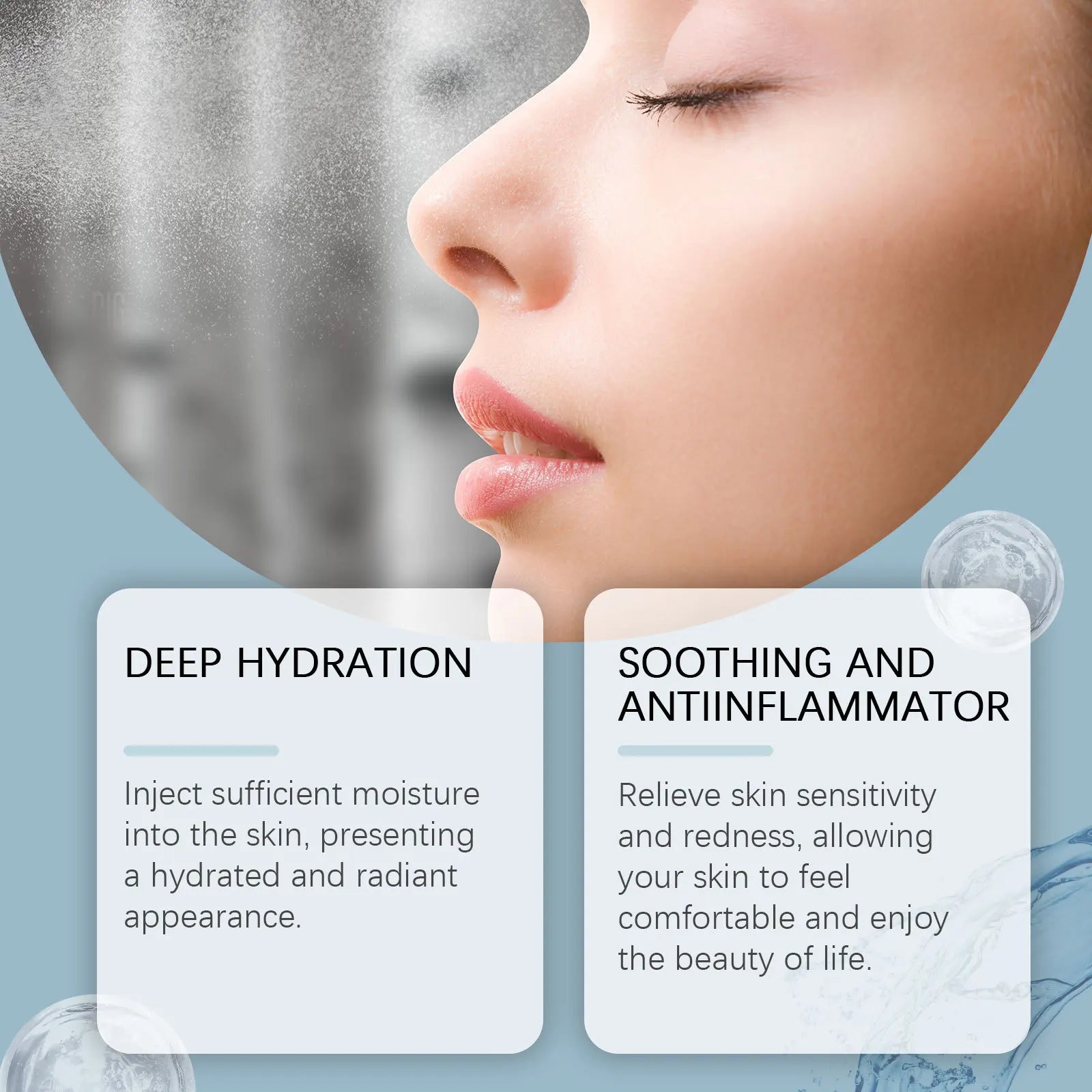 Birch Juice Soothing Lotion Smooth Skin Moisturizing Spray Repair Pores Improve Skin Condition Compact Repair Care Face Creams Peaceful Pleasures Health and Wellness
