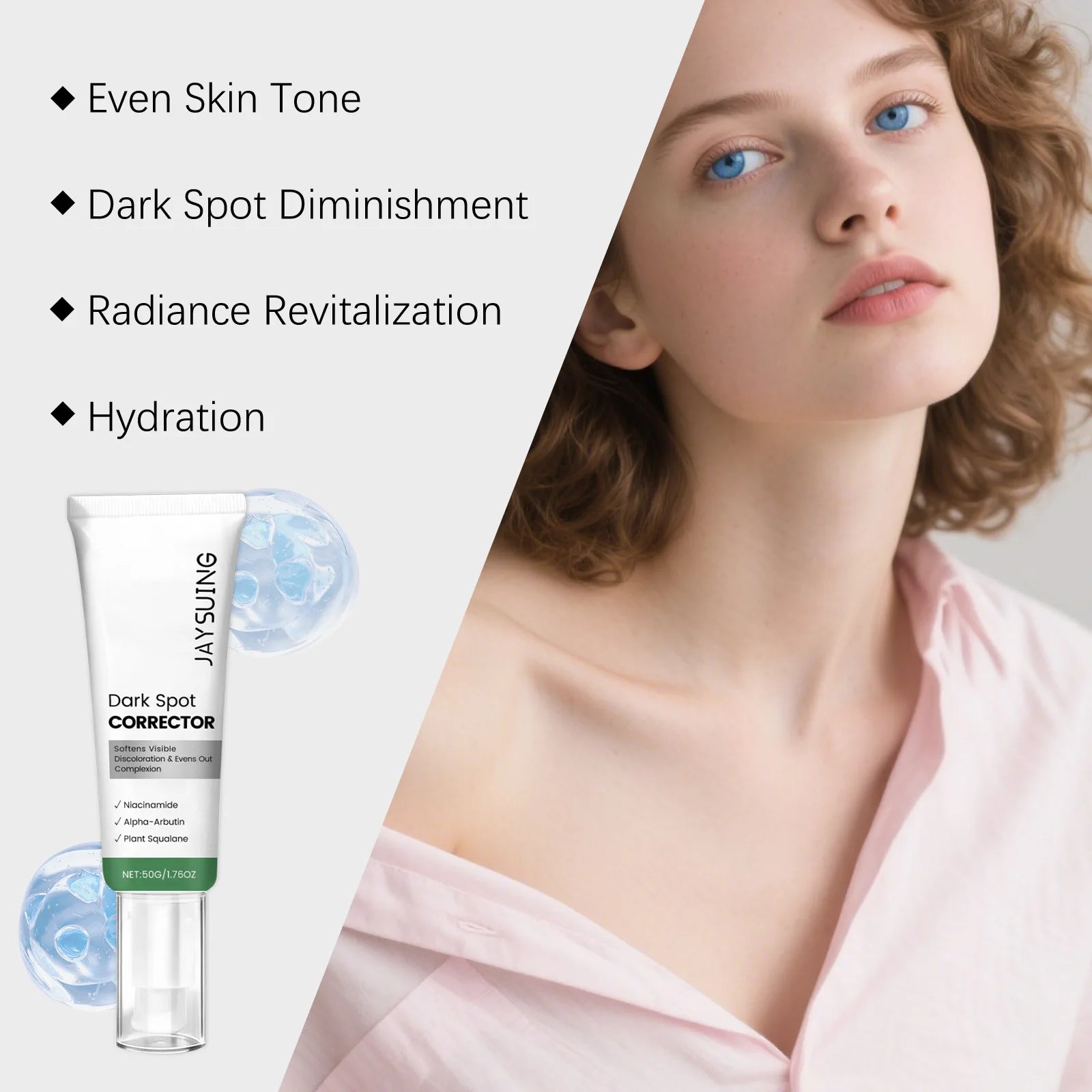 Niacinamide Arbutin Face Essence Cream Brighten Skin Even Face Tone Fade Dark Spots Repair Dull Skin Fast Absorb Skin Care Serum Peaceful Pleasures Health and Wellness