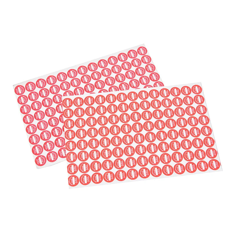 208-Pack VOID Warranty Seal Stickers – 10mm Fragile Labels