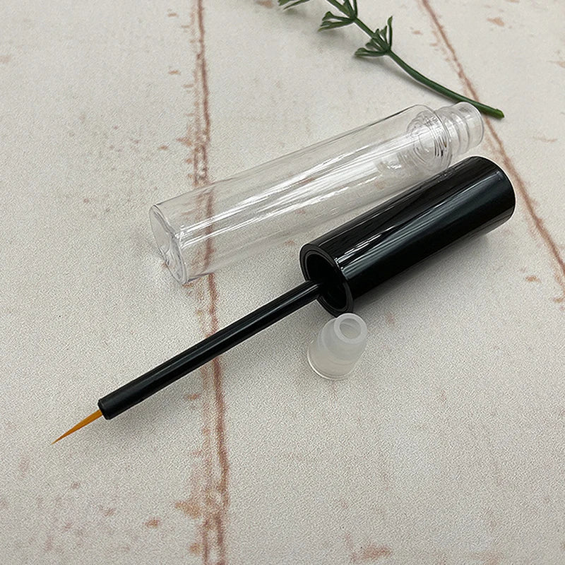 5ml Transparent Eyelash Glue Bottle Eyeliner Liquid Bottle Double Eyelid Eyelash Growth Liquid Empty Bottle Peaceful Pleasures Health and Wellness