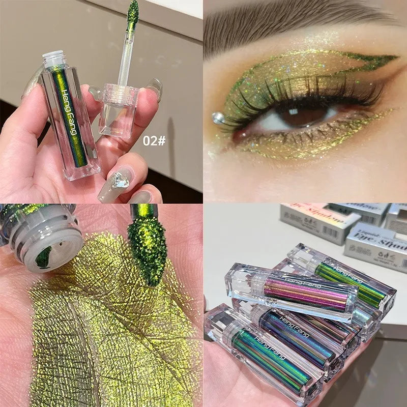 Metallic Chameleon Liquid Eyeliner – Waterproof, Long-Lasting