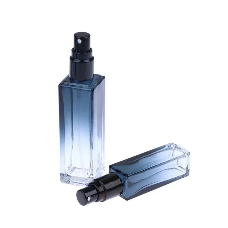 Perfume Spray Bottle Gradient Blue Travel Cosmetic Refillable