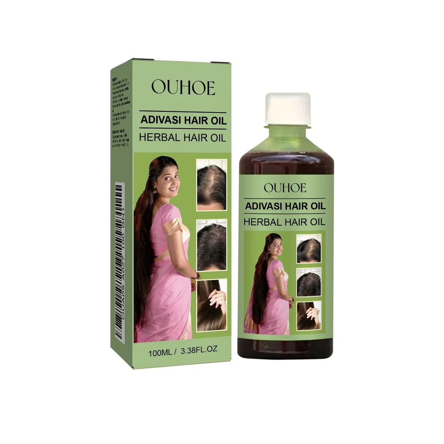 Adivasi Herbal Hair Growth Oil 100ml – Rosemary & Ayurvedic Peaceful Pleasures Health and Wellness 1PCS