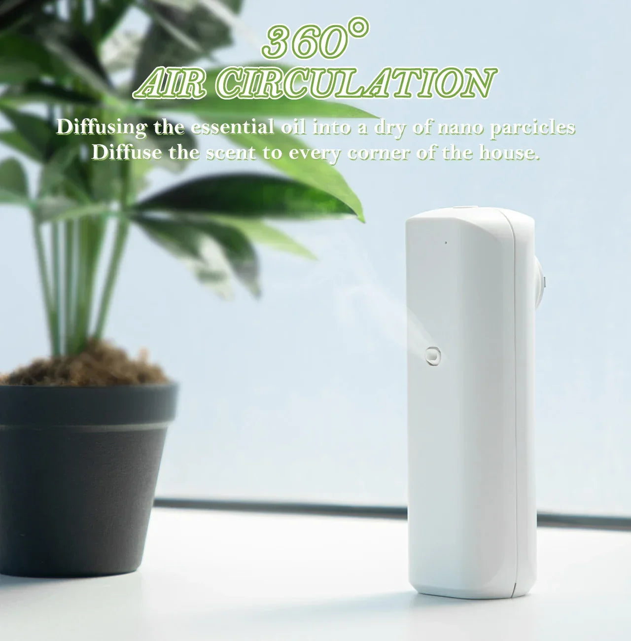 NAMSTE Plug-In Bluetooth Scent Diffuser – 500 SQFT Peaceful Pleasures Health and Wellness
