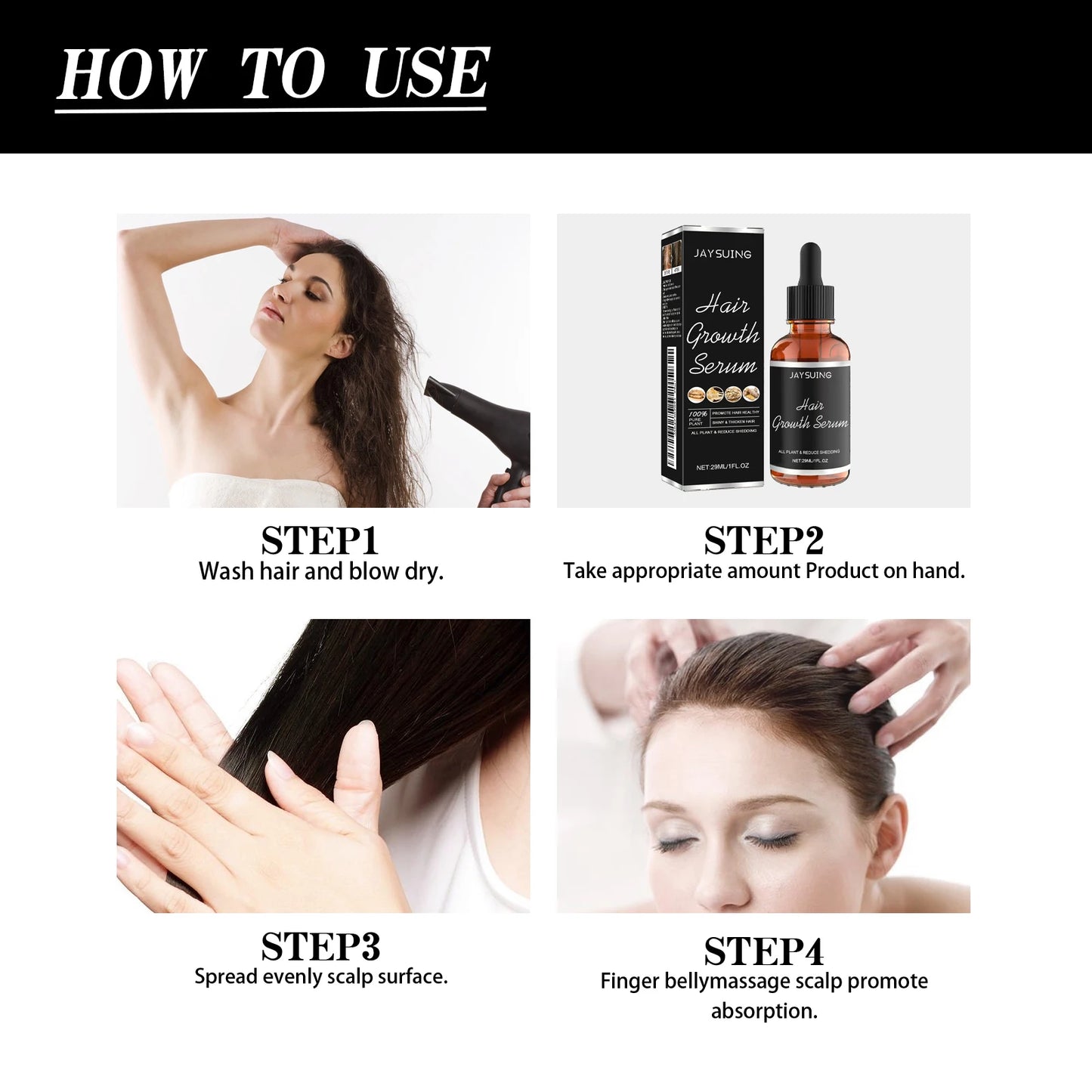 Jaysuing Hair Loss Essence – Scalp Nourishing Regrowth Serum