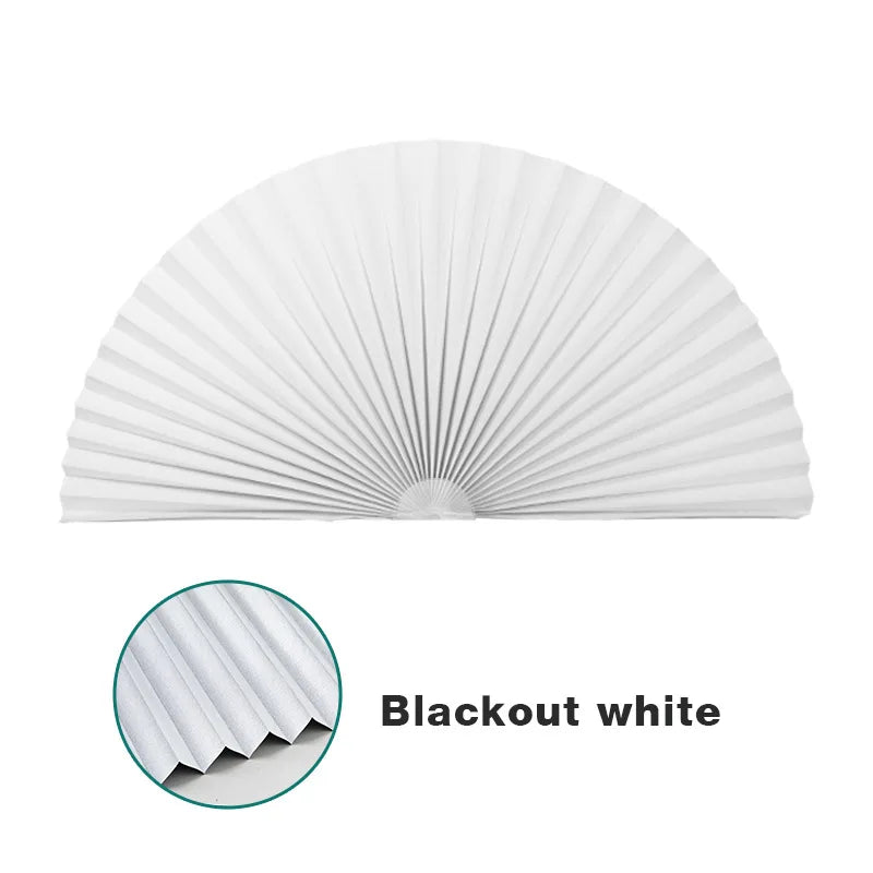 Arched Window Pleated Blinds | Cut-to-Size Light Filtering & Blackout