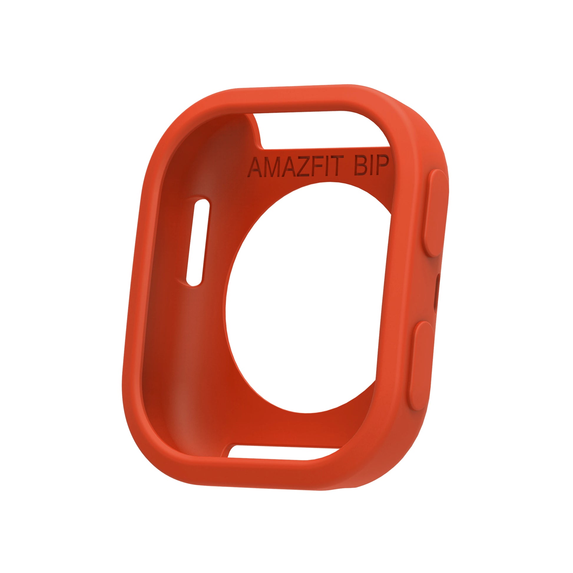 Silicone Protective Case for Amazfit Bip 6 Smartwatch Peaceful Pleasures Health and Wellness orange