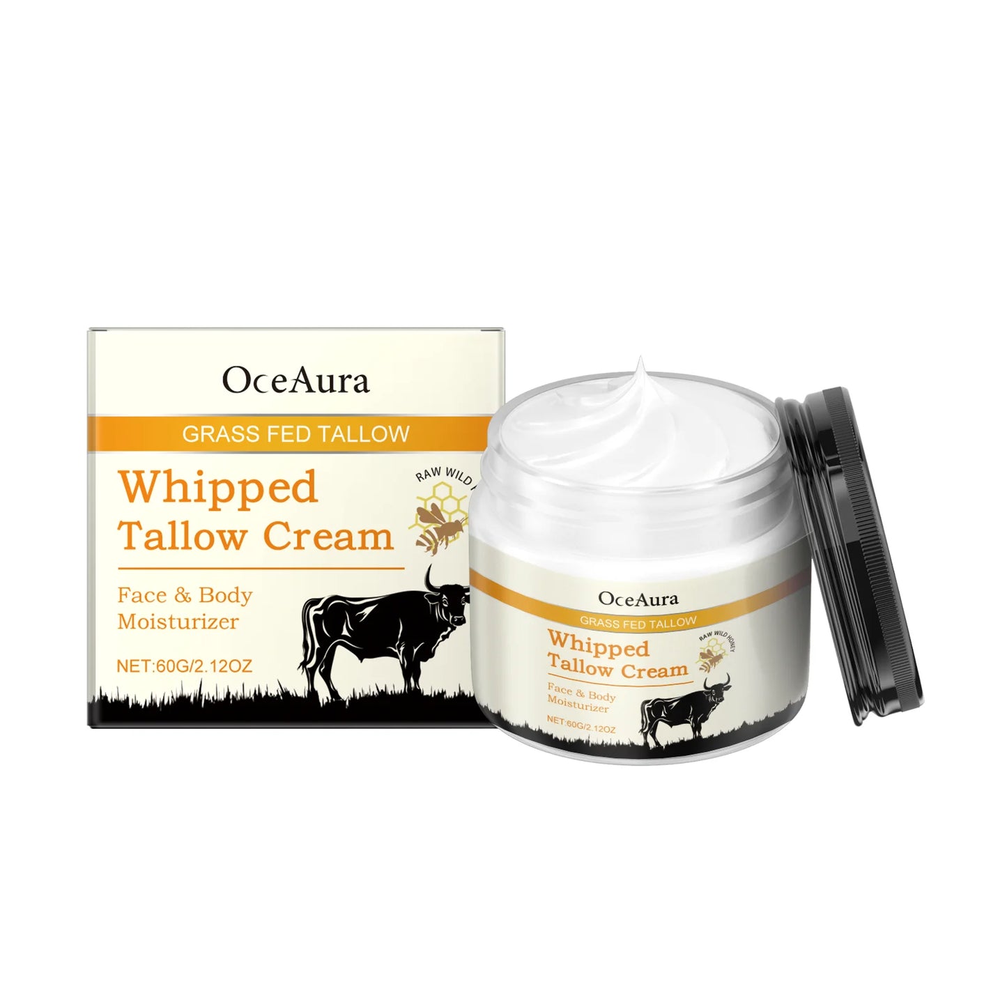 OceAura Tallow & Honey Moisturizing Face Cream | 60g