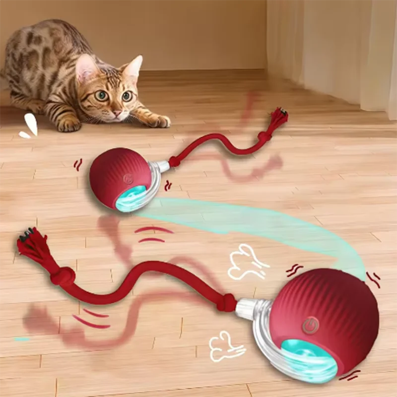 Interactive Pet Ball Toy – Auto Obstacle Avoidance Cat & Dog Interactive Pet Toy Peaceful Pleasures Health and Wellness