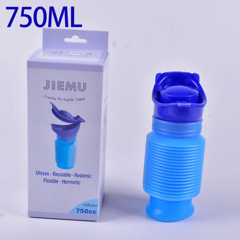 Adult / Children Portable Traffic Jam Car Urinal for Men Women Kids Leak Proof Travel Urine Bag Emergency Mini Toilet Solution Peaceful Pleasures Health and Wellness Adult Blue