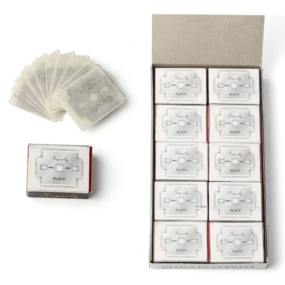 100pcs Steel Pedicure Blades for Skin Removal Peaceful Pleasures Health and Wellness