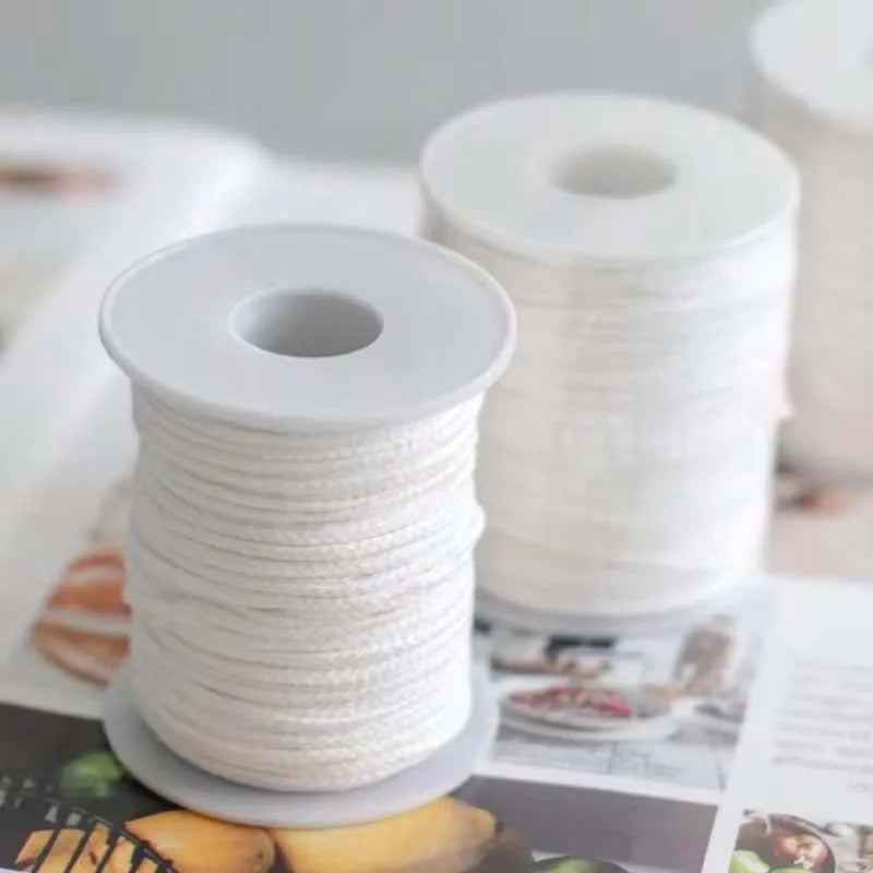Cotton Candle Wicks & 100 Metal Sustainer Tabs – DIY Craft Kit