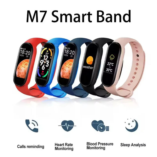 M7 Smartwatch Fitness Tracker – Heart Rate & Sleep Monitor Fitness Smartwatch Oasis Select